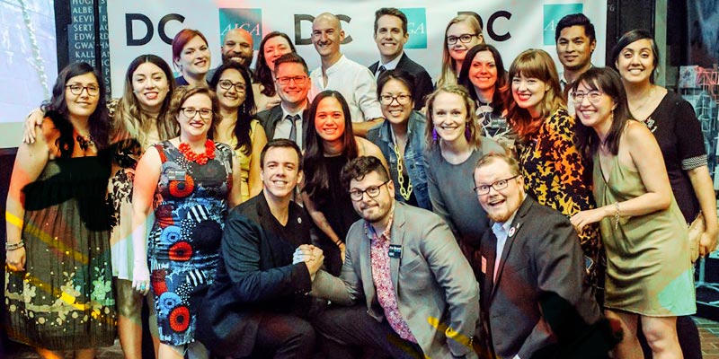 Group photo of AIGA DC Team
